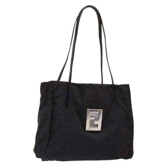 FENDI Zucca Canvas Tote Bag Black - Picture 1 of 12